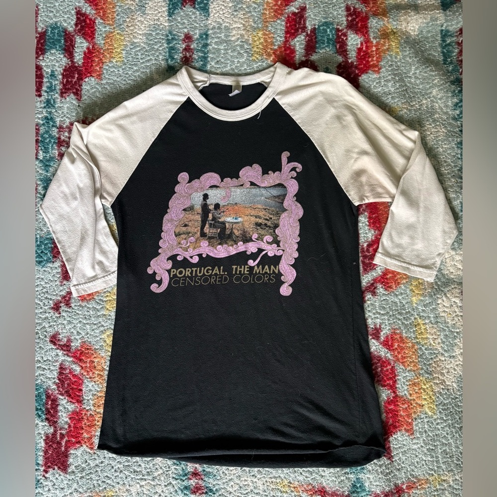 Portugal. The Man - 2008 Censored Colors tour t-shirt size small